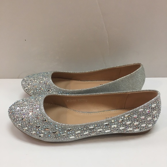 Shoes Rhinestone Glitter Ballerina Flat Poshmark